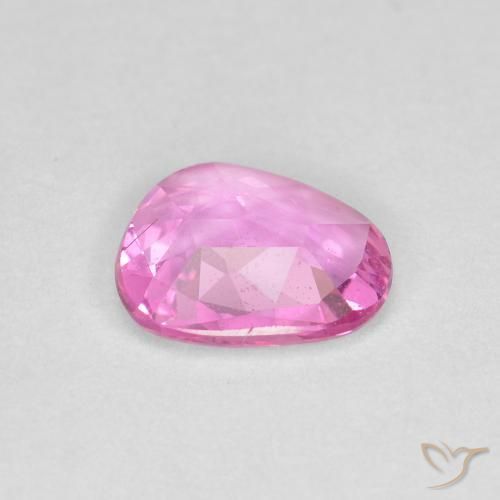 Zaffiro Rosa medio naturale da 0.57 ct, Taglio a fantasia, VS