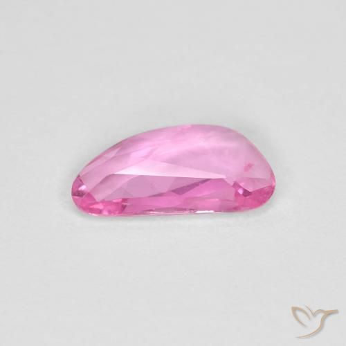 Zaffiro Rosa porpora reale naturale da 0.73 ct, Taglio a fantasia, VS
