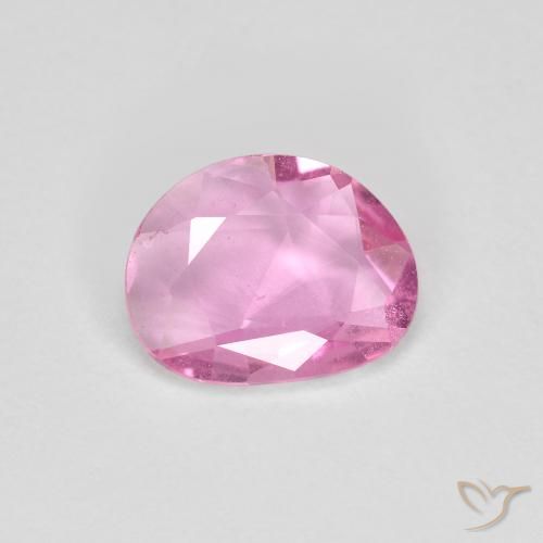 Zaffiro Rosa intenso naturale da 0.67 ct, Taglio a fantasia, VS