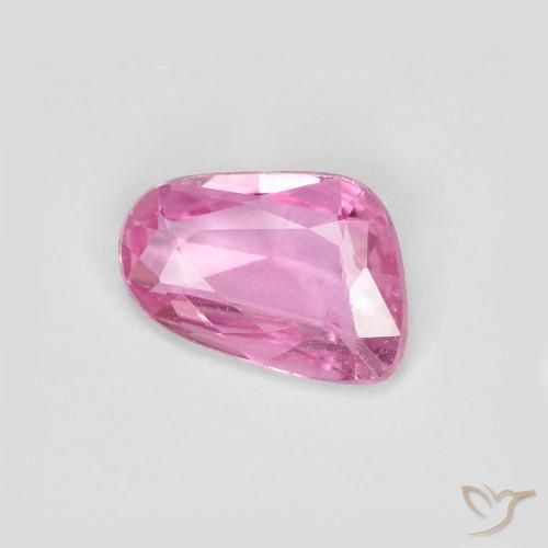 Zaffiro Rosa intenso naturale da 0.64 ct, Taglio a fantasia, VS