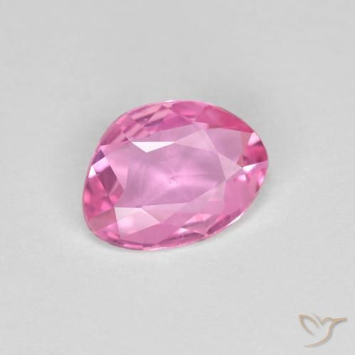 Zaffiro Rosa intenso naturale da 0.80 ct, Taglio a fantasia, VVS-VS