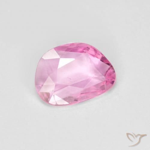 0.58ct Naturale Rosa scuro Zaffiro, Taglio a fantasia, VVS-VS