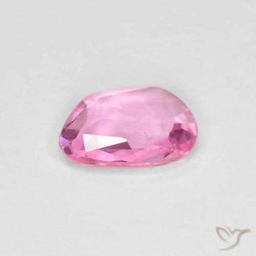 Zaffiro Rosa scuro naturale da 0.58 ct, Taglio a fantasia, VVS-VS