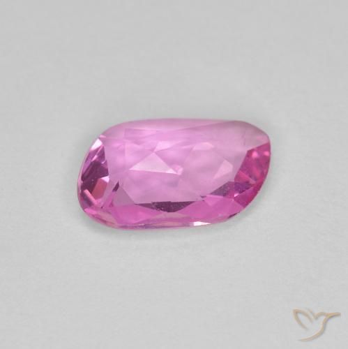 Zaffiro Rosa medio naturale da 0.83 ct, Taglio a fantasia, VVS-VS