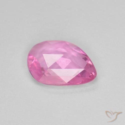 Zaffiro Rosa medio naturale da 0.88 ct, Taglio a fantasia, VVS-VS