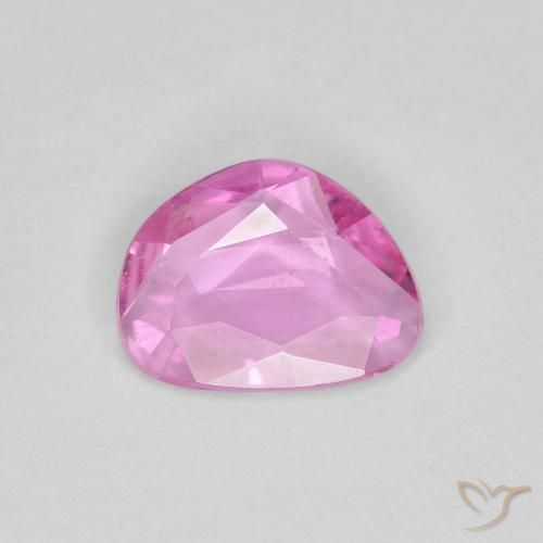 0.63ct Naturale Rosa intenso Zaffiro, Taglio a fantasia, VVS-VS