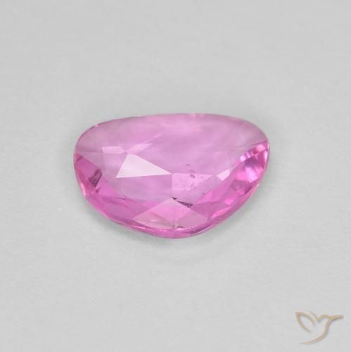 Zaffiro Rosa intenso naturale da 0.63 ct, Taglio a fantasia, VVS-VS