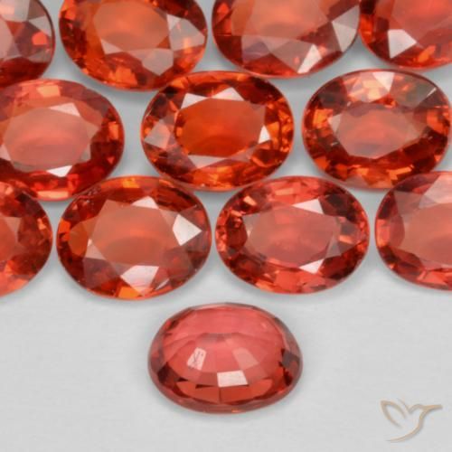 Zaffiro Rosso brillante naturale da 0.45 ct, Ovale, VS