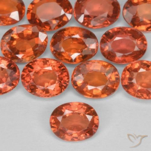 0.41ct Naturale Ribes Rosso Zaffiro, Ovale, VS