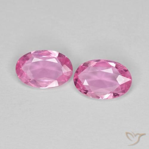 0.78ctw Naturale Rosa intenso Zaffiro, Ovale, VS
