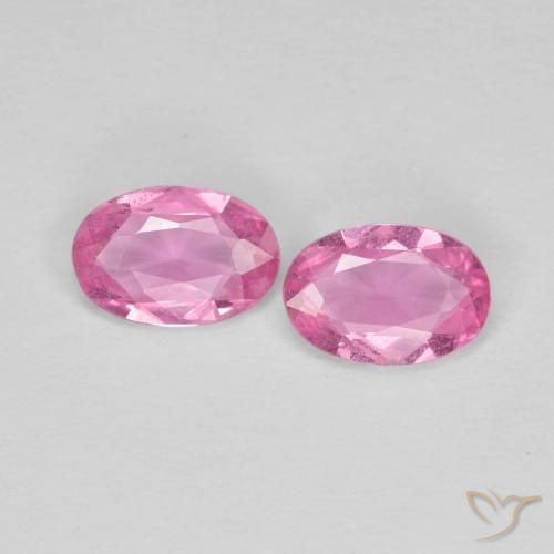 0.73ctw Naturale Rosa porpora reale Zaffiro, Ovale, VS