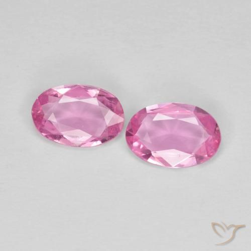 0.69ctw Naturale Rosa medio Zaffiro, Ovale, VS
