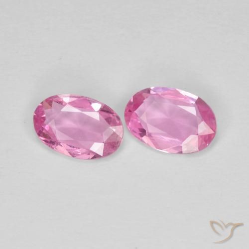 Gemme di Zaffiro Rosa medio naturale da 0.69 ct, Ovale, VS