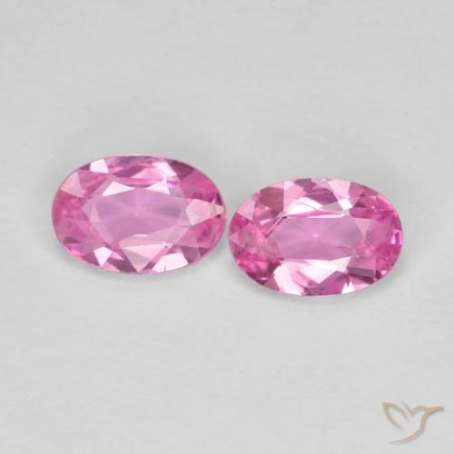 0.85ctw Naturale Rosa intenso Zaffiro, Ovale, VS