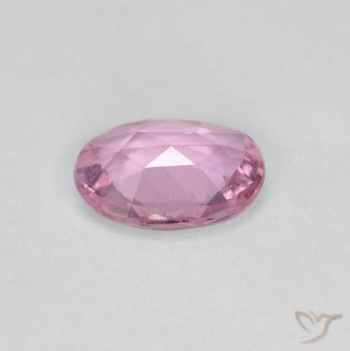 Zaffiro Rosa Molto Chiaro naturale da 0.75 ct, Ovale, VS