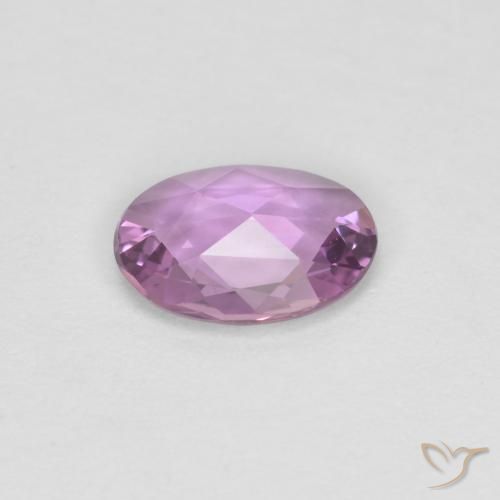 Zaffiro Viola chiaro naturale da 0.60 ct, Ovale, VVS