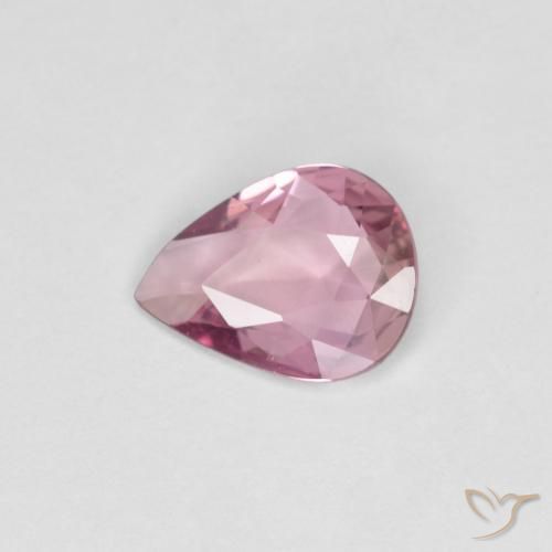 0.46ct Naturale lavanda profonda Zaffiro, Forma a pera, VVS, Photo A