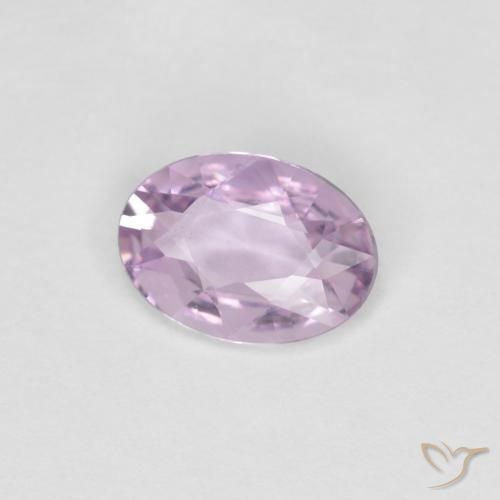 Zaffiro Viola molto chiaro naturale da 0.58 ct, Ovale, VVS