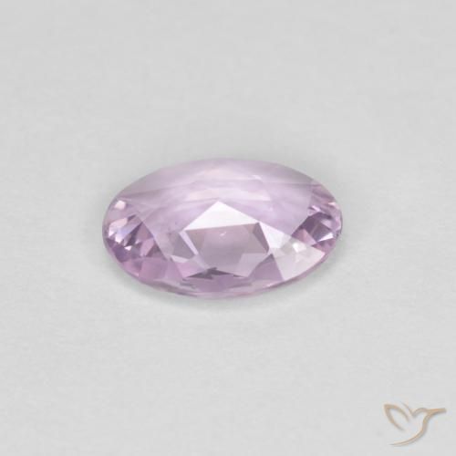 Zaffiro Viola molto chiaro naturale da 0.58 ct, Ovale, VVS