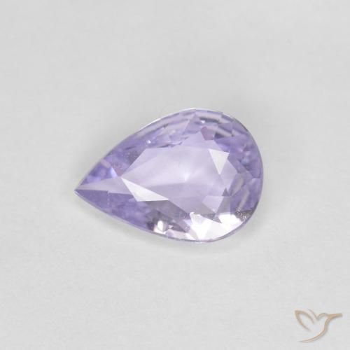 0.62ct Naturale Viola tendente al rosa Zaffiro, Forma a pera, VVS