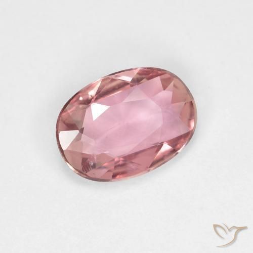 Zaffiro Rosa shocking chiaro naturale da 0.83 ct, Ovale, VVS-VS