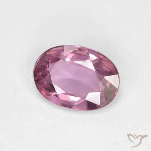 Zaffiro Magenta chiaro naturale da 0.86 ct, Ovale, VVS-VS