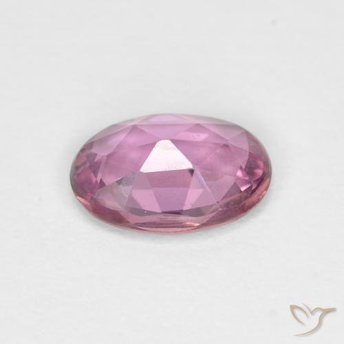 Zaffiro Magenta chiaro naturale da 0.86 ct, Ovale, VVS-VS