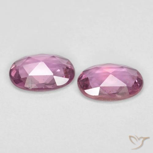 Gemme di Zaffiro Viola medio naturale da 1.56 ct, Ovale, VS