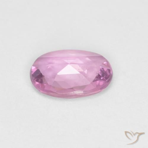 Zaffiro Viola-Rosa naturale da 0.63 ct, Ovale, VS