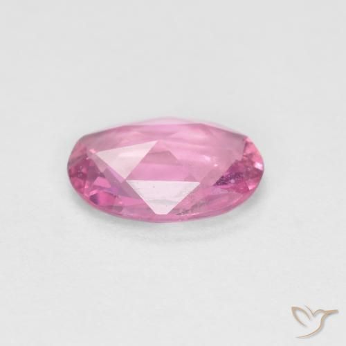 Zaffiro Rosa intenso naturale da 0.64 ct, Ovale, VS