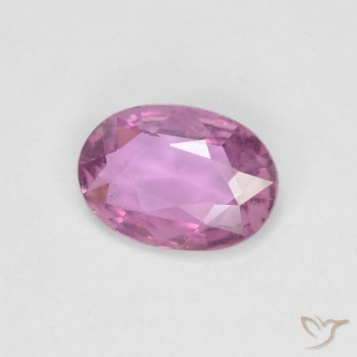 Zaffiro Viola chiaro naturale da 0.71 ct, Ovale, VS