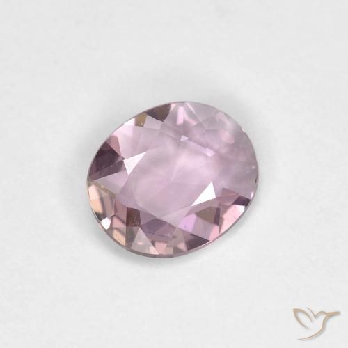 Zaffiro Rosa violetto naturale da 0.46 ct, Ovale, VVS