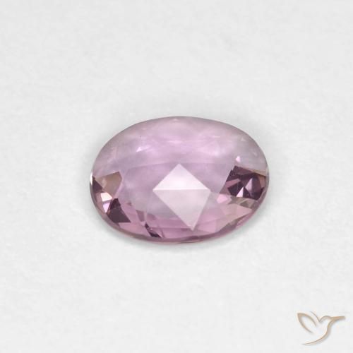 Zaffiro Rosa violetto naturale da 0.46 ct, Ovale, VVS