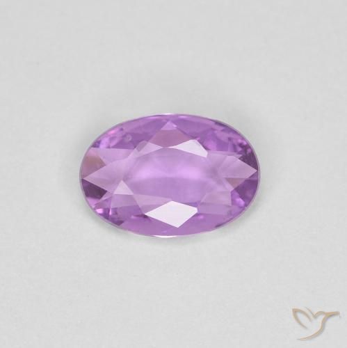 0.35ct Naturale Viola medio Zaffiro, Ovale, VS
