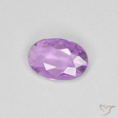 Zaffiro Viola medio naturale da 0.35 ct, Ovale, VS