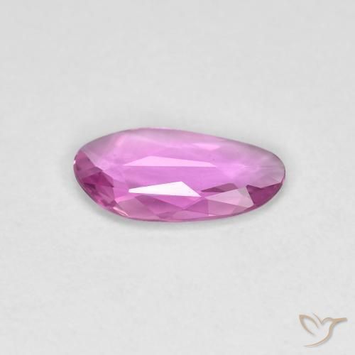 Zaffiro Rosa violetto naturale da 0.69 ct, Taglio a fantasia, VVS