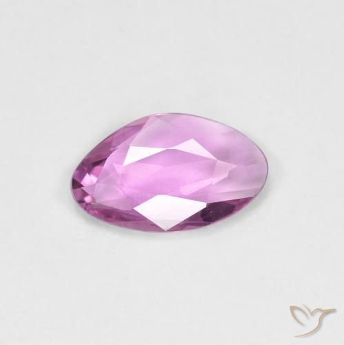 Zaffiro Viola rosato intenso naturale da 0.68 ct, Taglio a fantasia, VVS