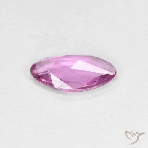 Zaffiro Viola rosato intenso naturale da 0.68 ct, Taglio a fantasia, VVS
