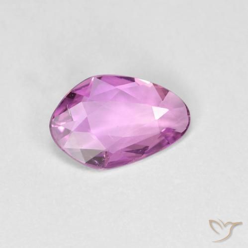 Zaffiro Viola medio-scuro naturale da 0.66 ct, Taglio a fantasia, VS