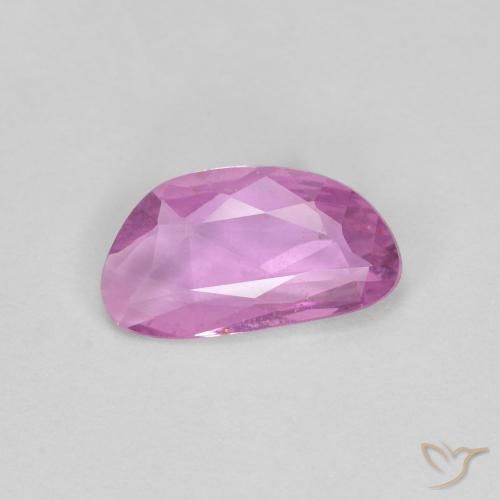 0.67ct Naturale Viola Rosato Intenso Zaffiro, Taglio a fantasia, VS