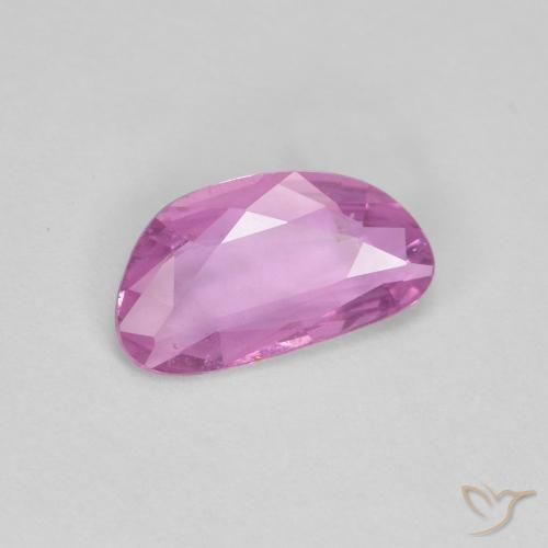 Zaffiro Viola Rosato Intenso naturale da 0.67 ct, Taglio a fantasia, VS