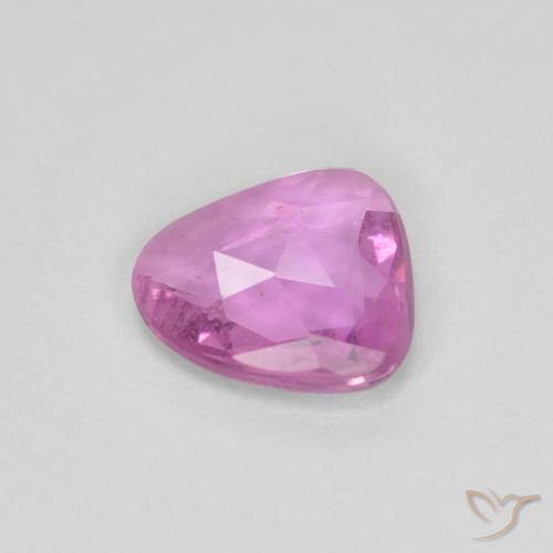Zaffiro Rosa violetto naturale da 0.71 ct, Taglio a fantasia, VS
