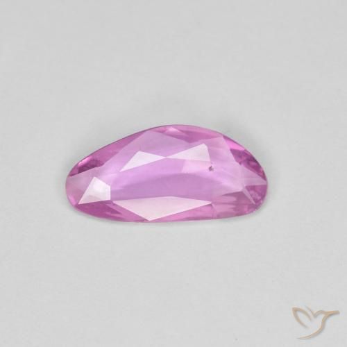 0.62ct Naturale Viola Rosato Intenso Zaffiro, Taglio a fantasia, VS