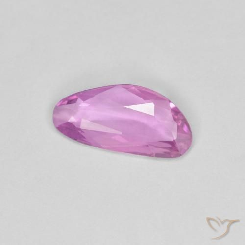 Zaffiro Viola Rosato Intenso naturale da 0.62 ct, Taglio a fantasia, VS
