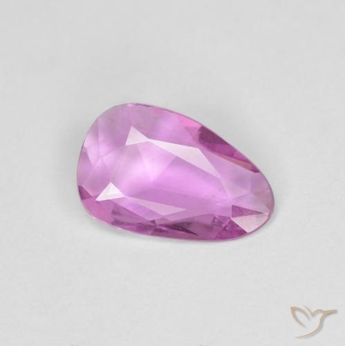 Zaffiro Rosa violetto naturale da 0.72 ct, Taglio a fantasia, VS