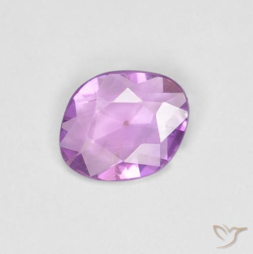 Zaffiro Viola elettrico naturale da 0.62 ct, Taglio a fantasia, VS