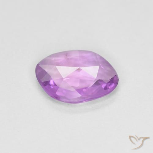 Zaffiro Viola elettrico naturale da 0.62 ct, Taglio a fantasia, VS
