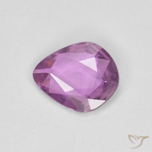 Zaffiro Viola intenso naturale da 0.73 ct, Taglio a fantasia, VS