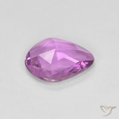 Zaffiro Viola intenso naturale da 0.73 ct, Taglio a fantasia, VS