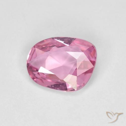 Zaffiro Rosa medio naturale da 0.77 ct, Taglio a fantasia, VVS-VS